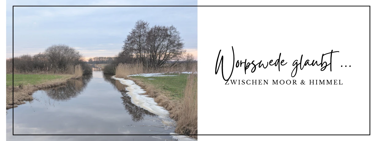 Worpswede Kanal im Teufelsmoor